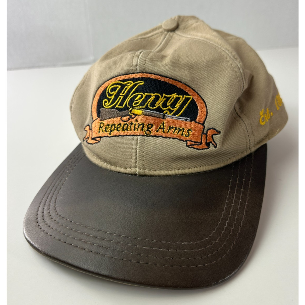 Henry Repeating Arms Est.1862 Men's Adjustable Baseball Cap Hat USA Made *Flawed - Picture 11 of 11
